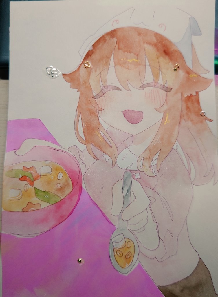あーんしてくれるそらちゃん  A4額縁
