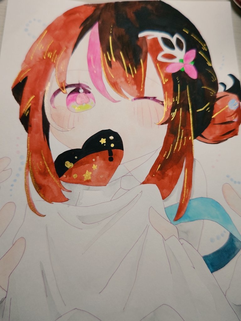 胸ぐら掴み口移しチョコ     A4サイズ  額縁