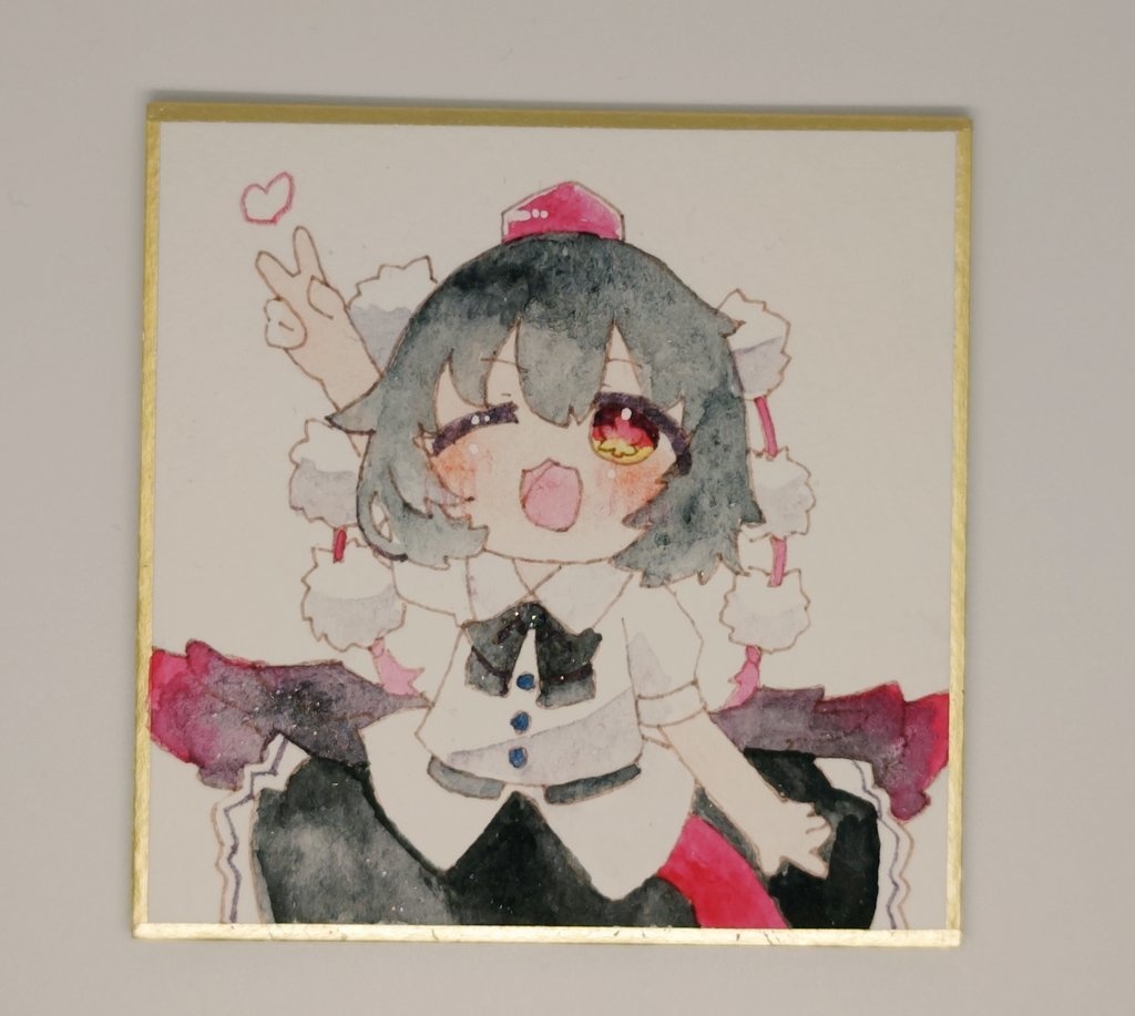 あやちゃん  ミニ色紙