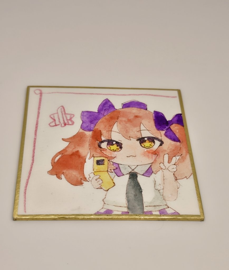 はたてゃ   ミニ色紙