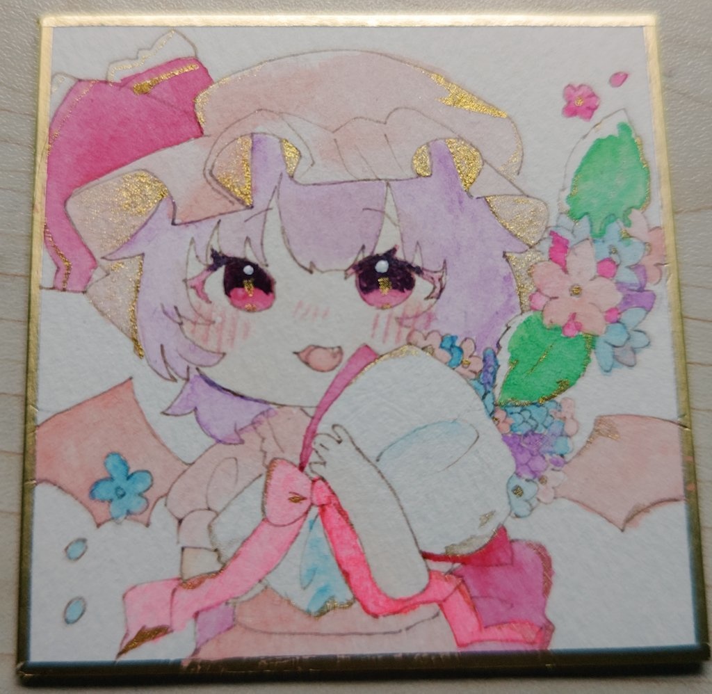 れみりあちゃん     ミニ色紙