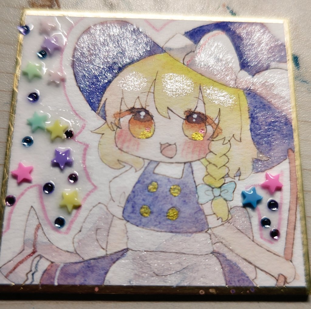 まりちゃん   ミニ色紙