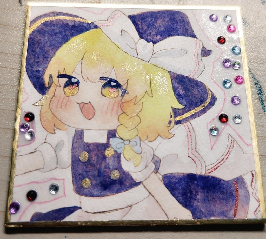 まりちゃんまほうつかい    ミニ色紙
