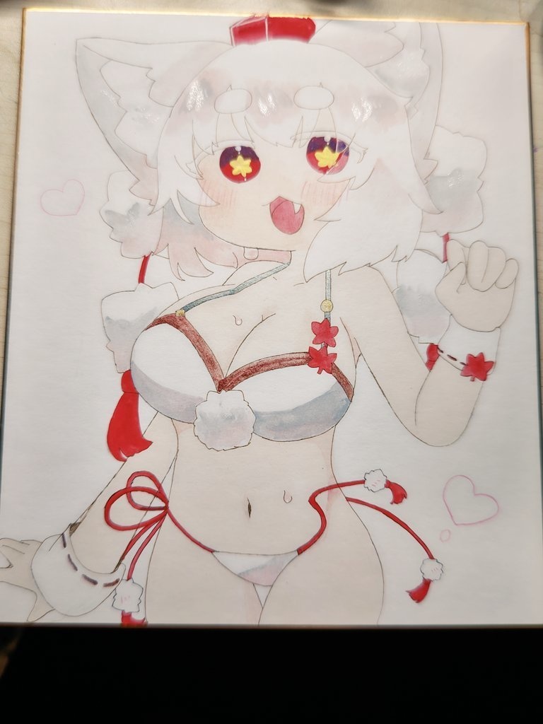 水着椛   中色紙