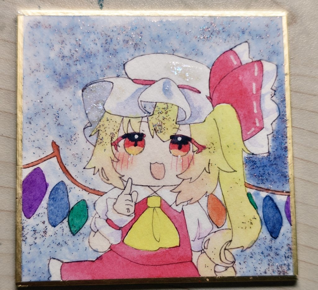 内緒のフランちゃん     ミニ色紙