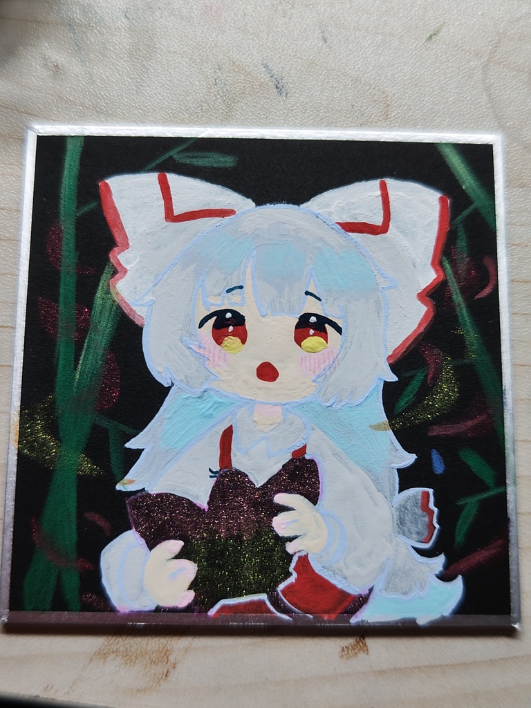 ろりもこたん   ミニ色紙