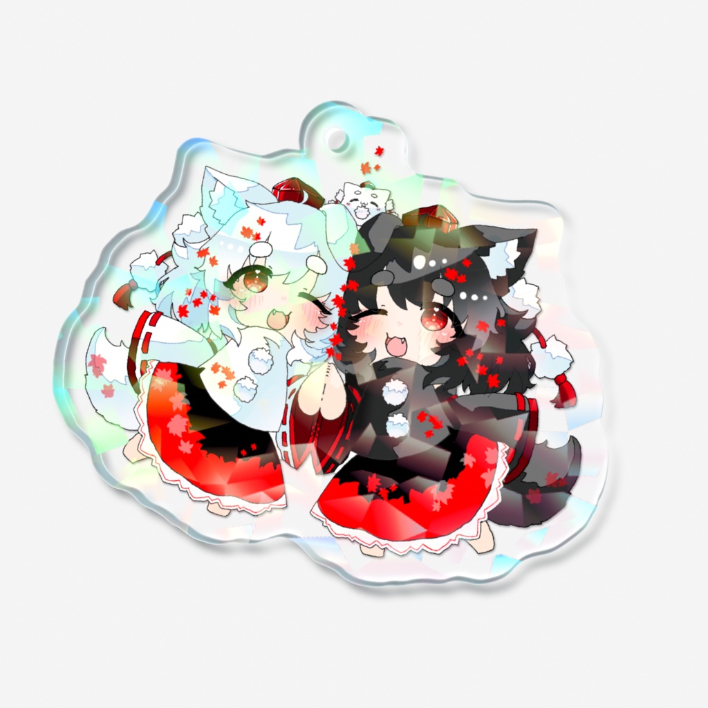 もちもち椛達のアクリルキーホルダー