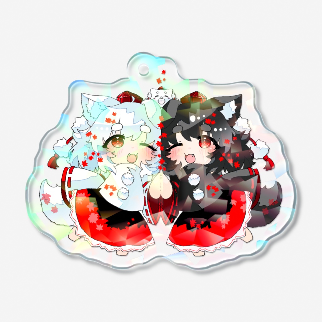 もちもち椛達のアクリルキーホルダー