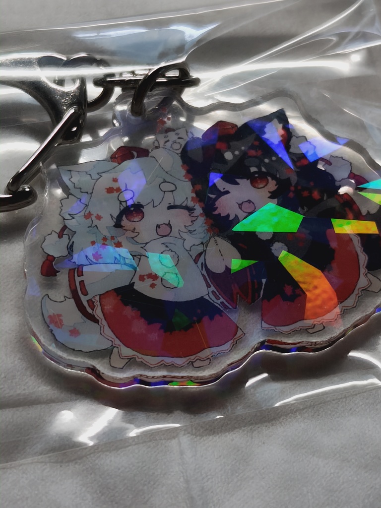 もちもち椛達のアクリルキーホルダー