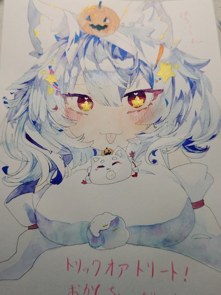 ハロウィン椛ちゃん   A4サイズ   額縁