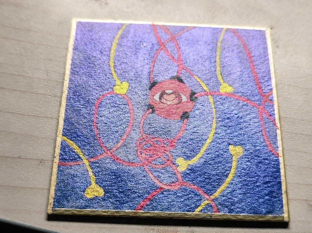 うにょうにょサードアイさとり  ミニ色紙