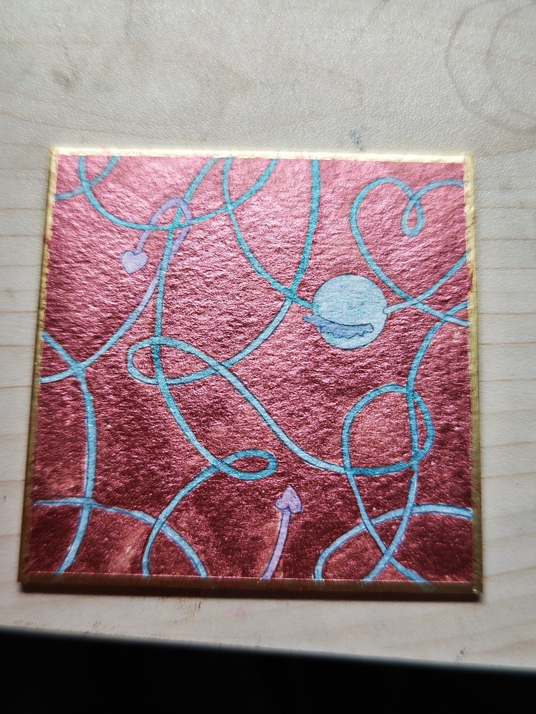 うにょうにょサードアイこいし   ミニ色紙