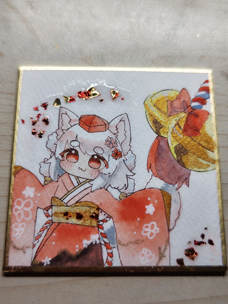 もみもみぢ    ミニ色紙