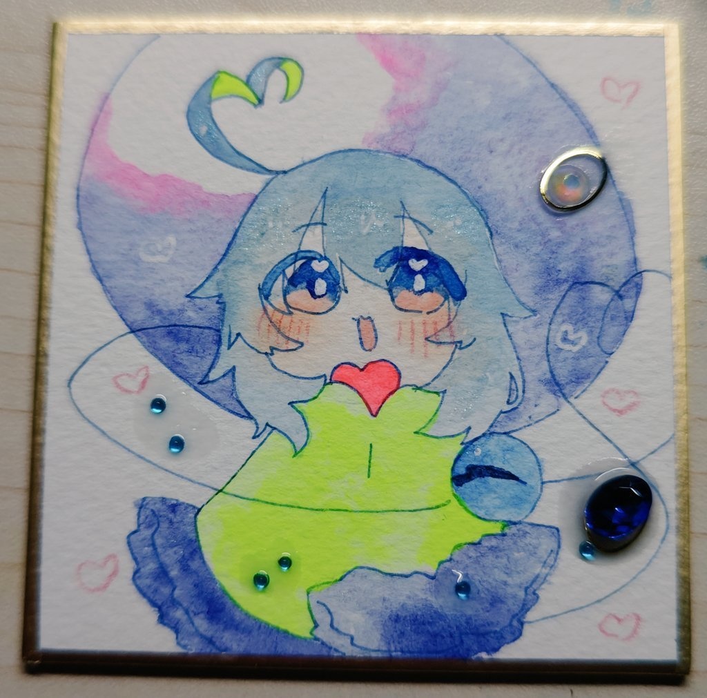 ばれんたいんなこいし   豆色紙