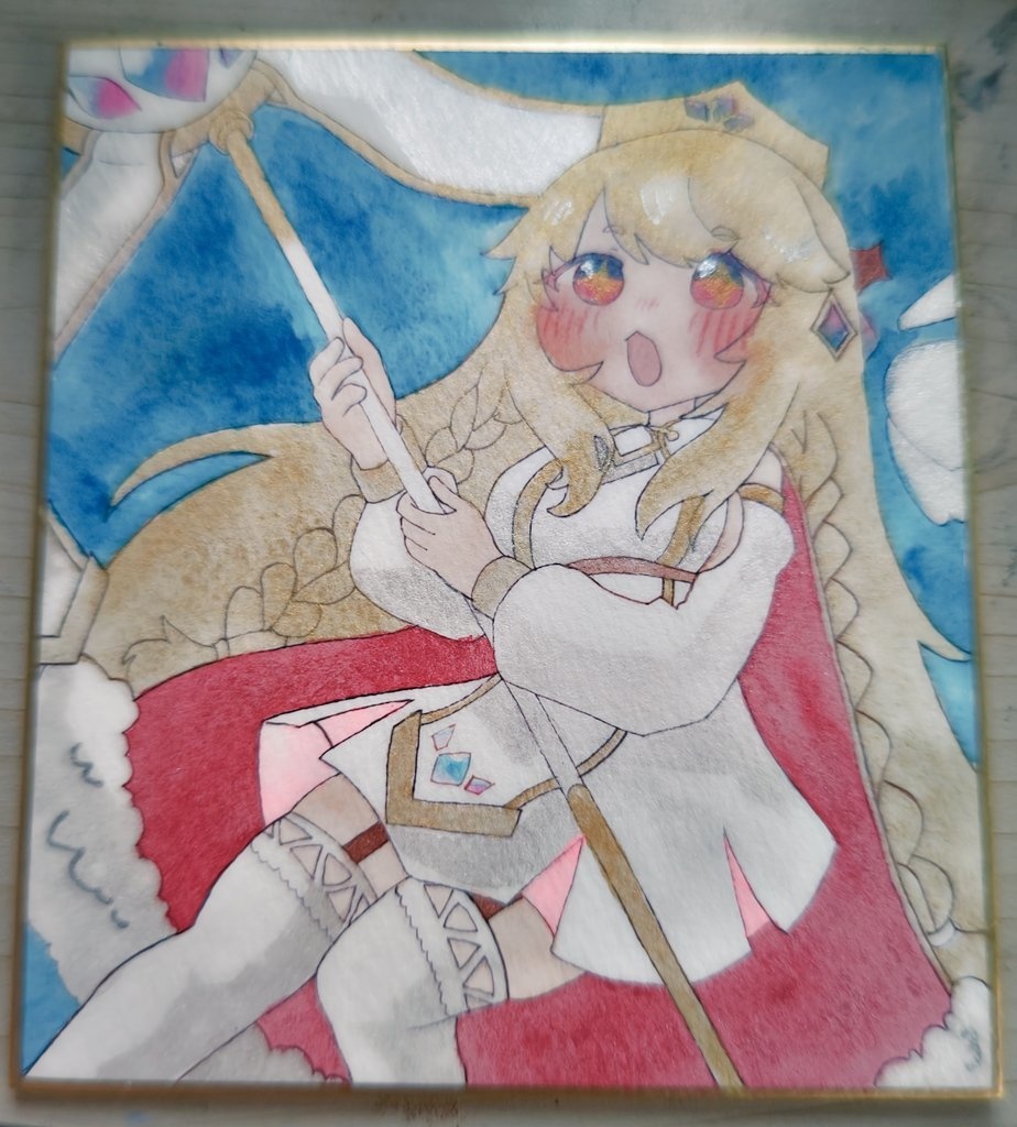 エルフィンは威厳があるよ！  小色紙「同人作品」