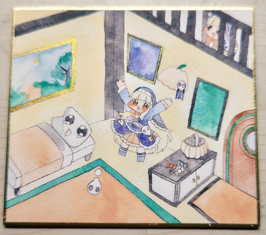 スピッキーのへや   小色紙   「同人作品」