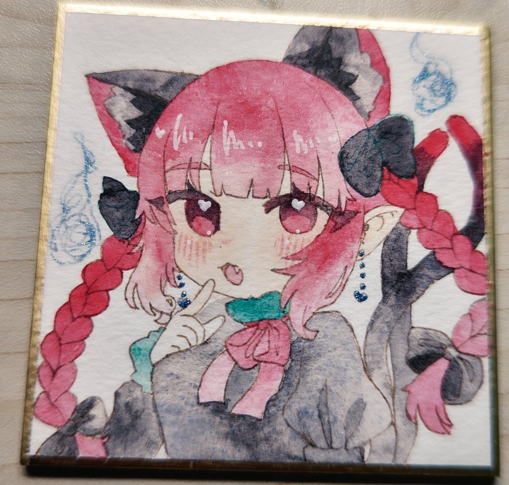 おしゃれめなおりん   豆色紙