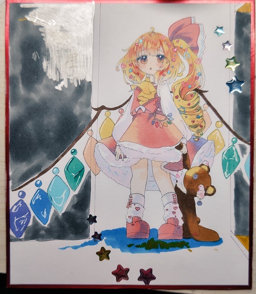 中色紙   フランちゃんとくまちゃん    