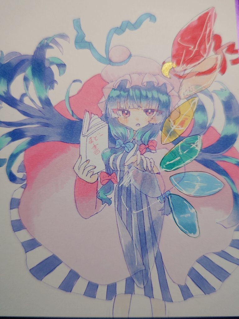 ぱちぇりー    中色紙   