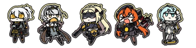 ゼンゼロ　アクリルキーホルダー　オボルス，シルバー小隊 セット