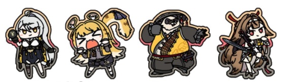 ゼンゼロ　アクリルキーホルダー　雲嶽山 セット