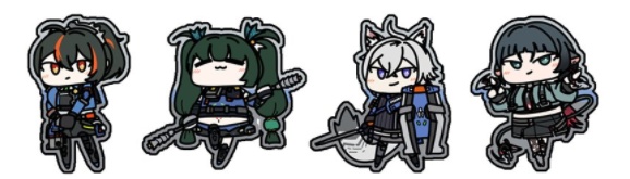 ゼンゼロ　アクリルキーホルダー　特務捜査班 セット