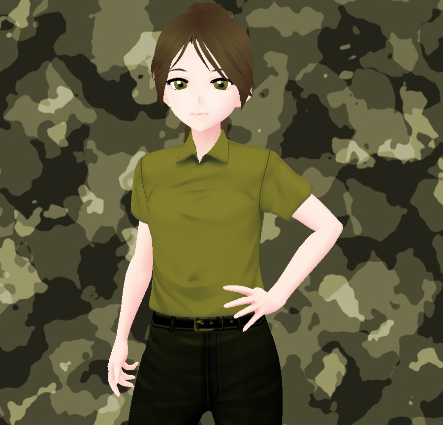 Sporty Girl Vroid Model