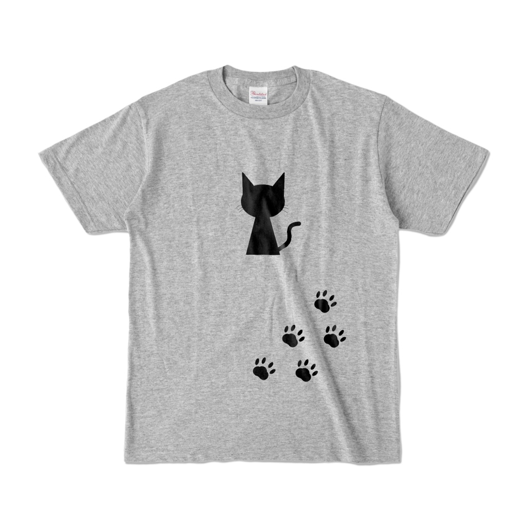 ねこ(Tシャツ/杢グレー)
