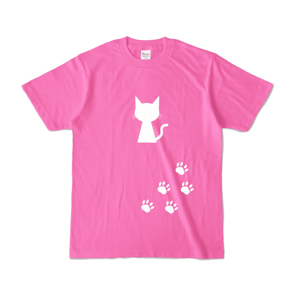 ねこ(Tシャツ/ピンク)