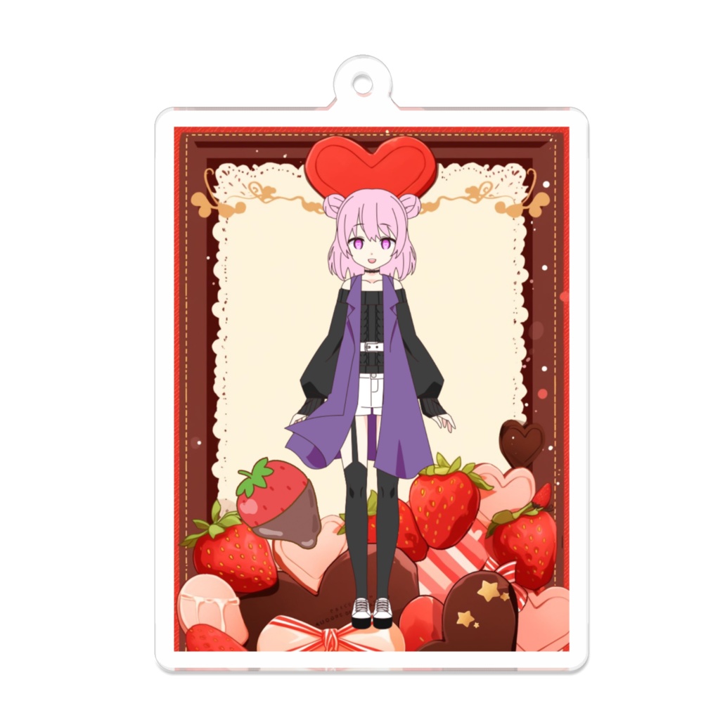 ストロベリーチョコアクキー