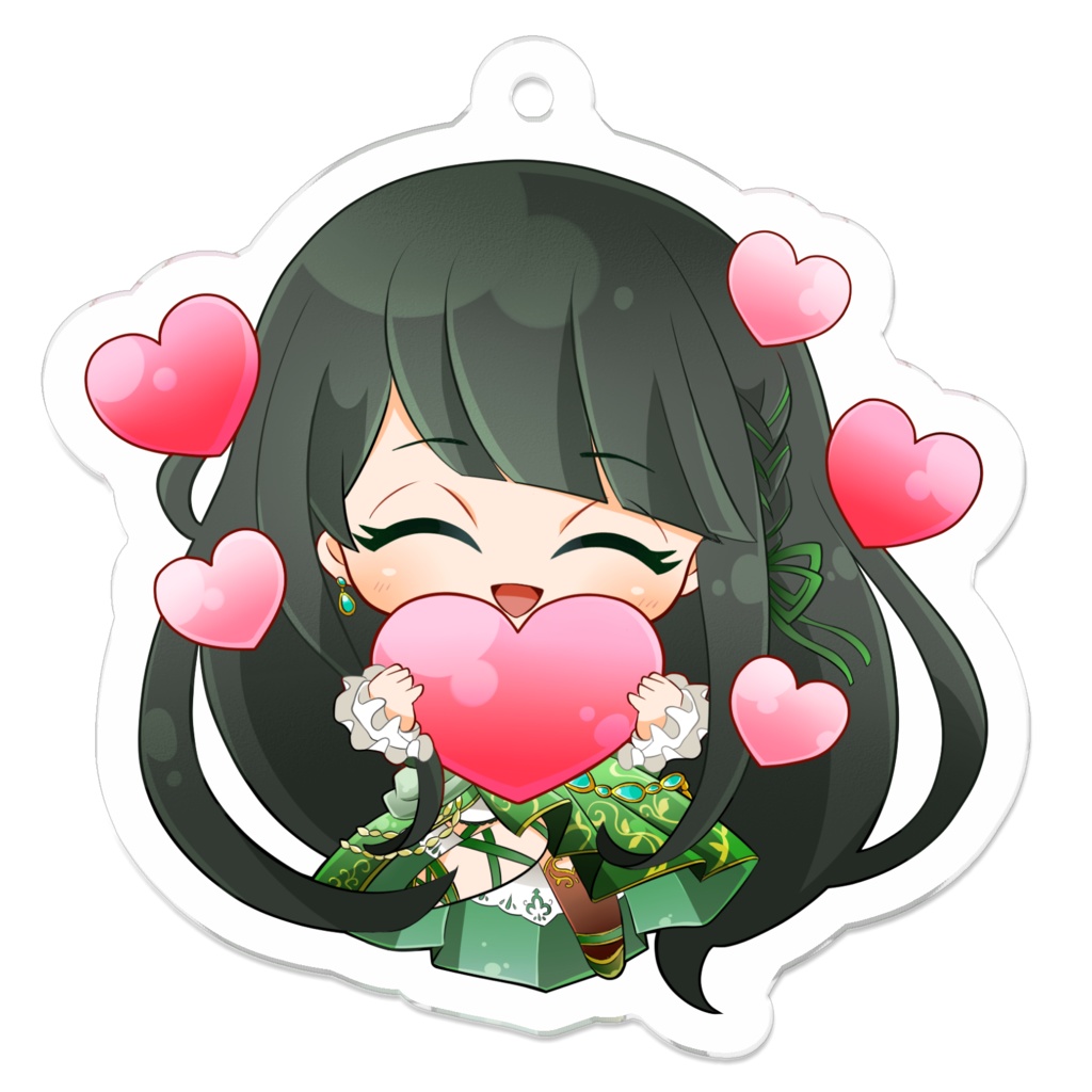 アクリルキーホルダー《Live2Dモデル・ハート》