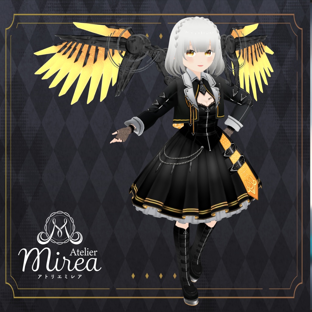 【VRoid正式版】機械翼 hairpresets