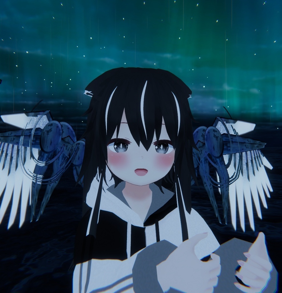 【VRoid正式版】機械翼 hairpresets