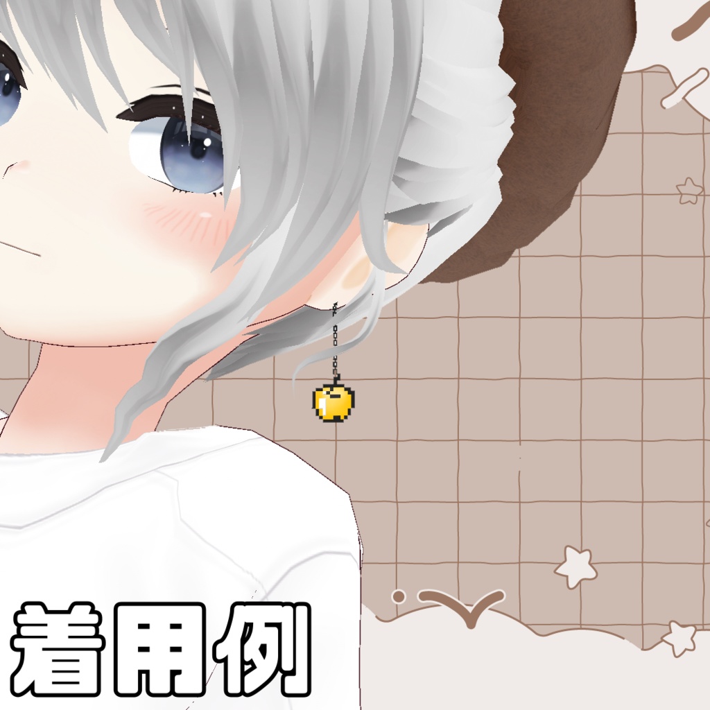 【 #VRoid 正式版】Dotピアス hairpresets