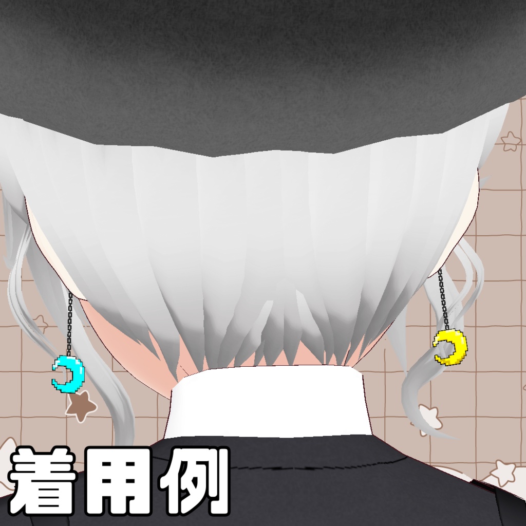 【 #VRoid 正式版】Dotピアス hairpresets