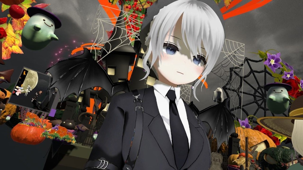 #VRoid 悪魔羽 hairpresets