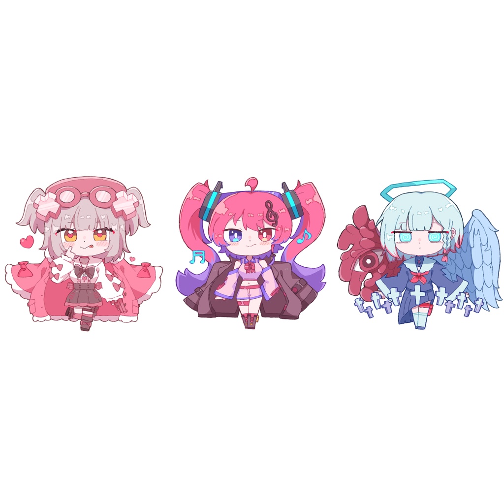 アクリルキーホルダー　３個セット