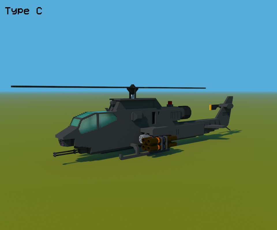 Voxel Helicopters Pack ボクセルヘリコプターパック Voxwad Booth