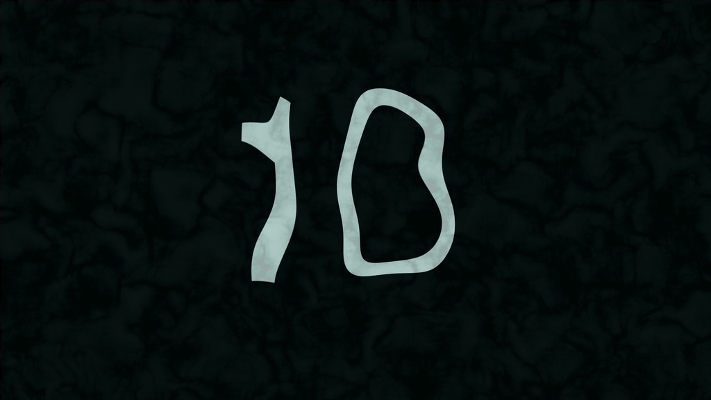 カウントダウン_歪み_緑