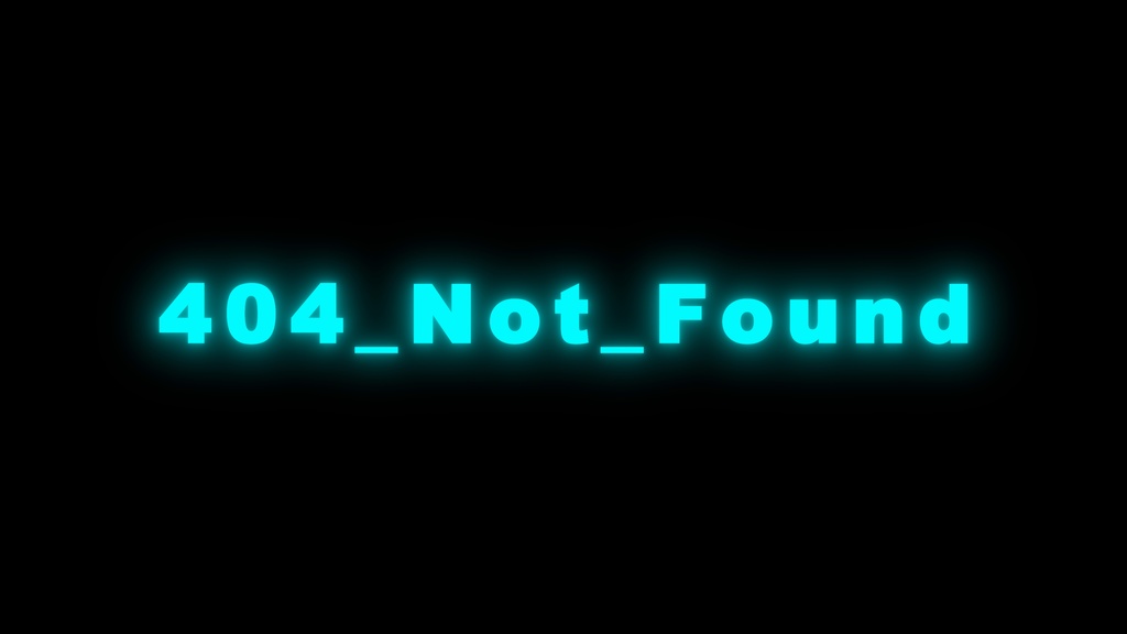2Dアニメーション_404_Not_Found_水色