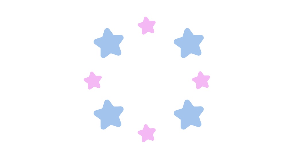 カウントダウン_10秒_ピンク・ブルー_トゥインクルスター