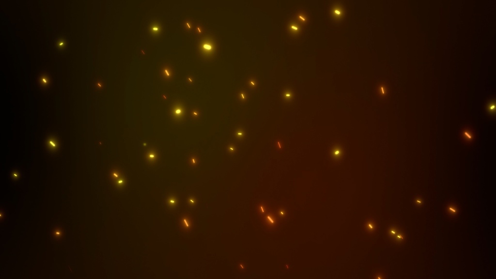 2Dアニメーション_Spark fire_red