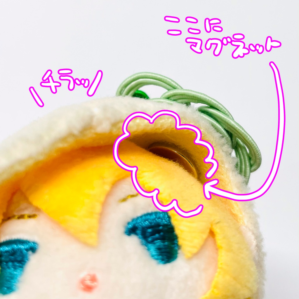 マグネットアクセ【雪だるま】