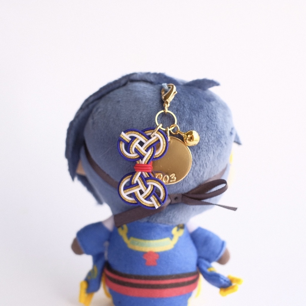 水引刀帳番号チャーム