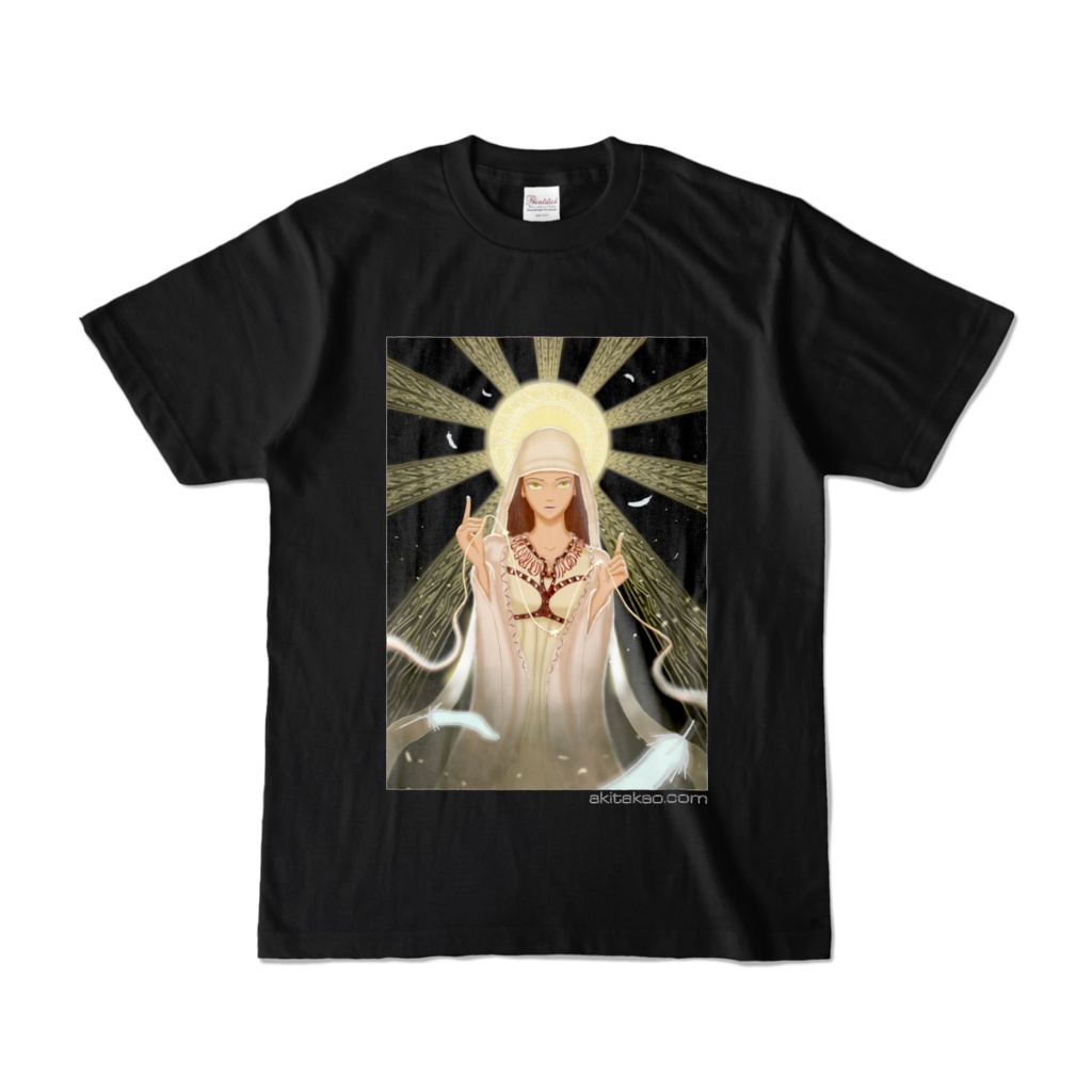 Mary Untier of Knots T Black