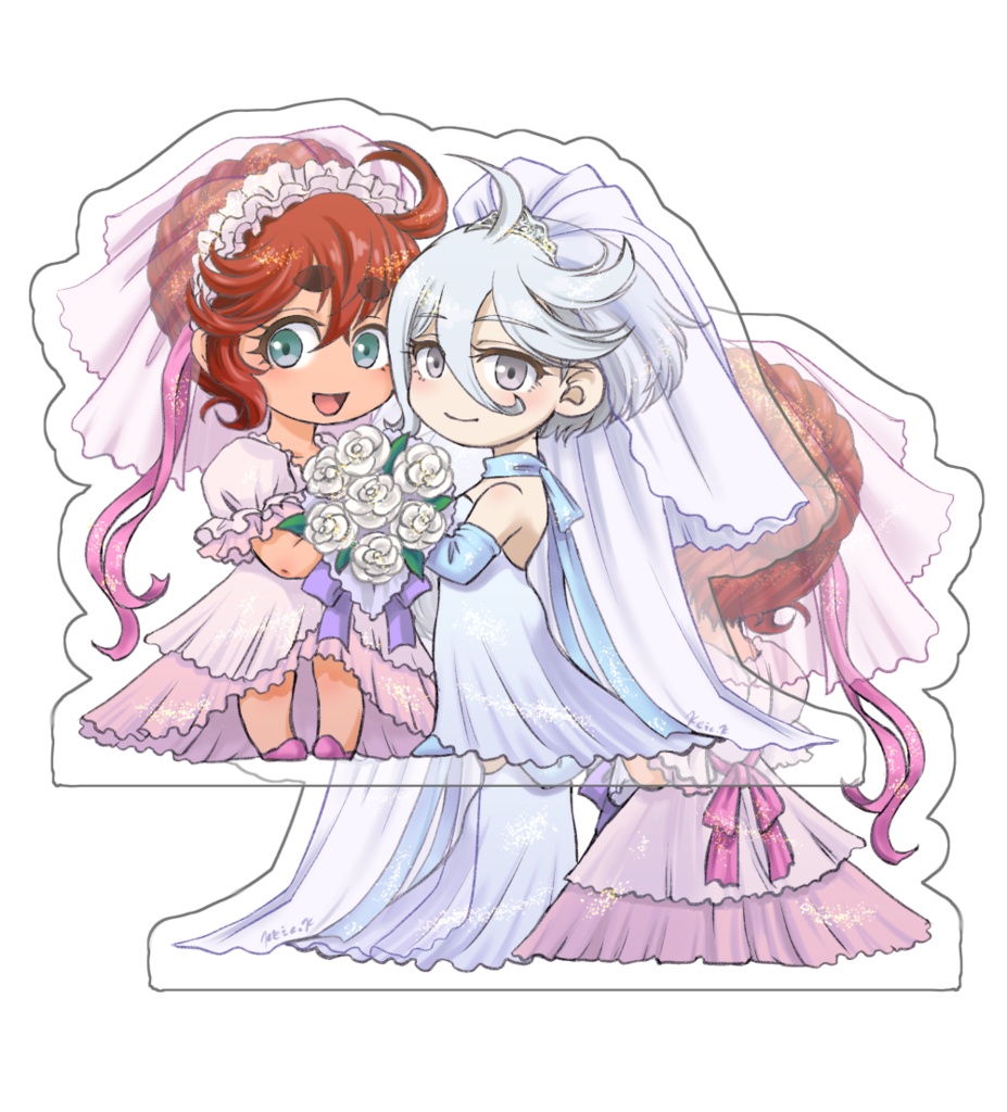 6月15日スレミオオンリー新作 【ジューンブライド アクリルブロック】
