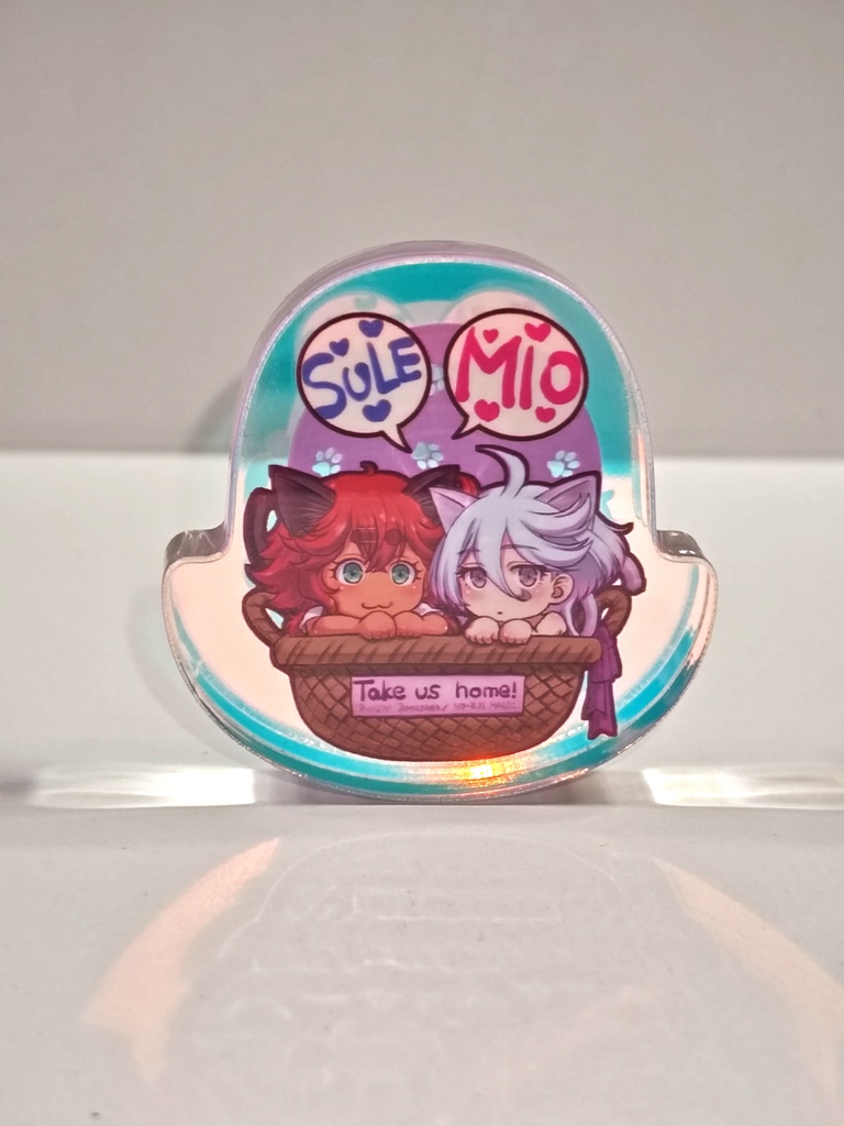 にゃんスレミオ ゆらゆらアクリルブロック(オーロラ)【6月21日サイドKOBE】