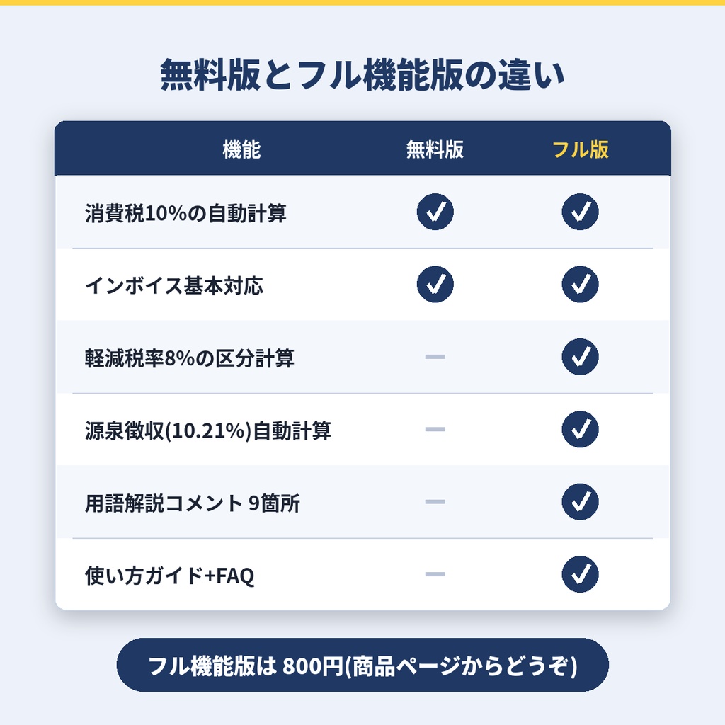 【無料】請求書テンプレート|個人事業主・フリーランス向け