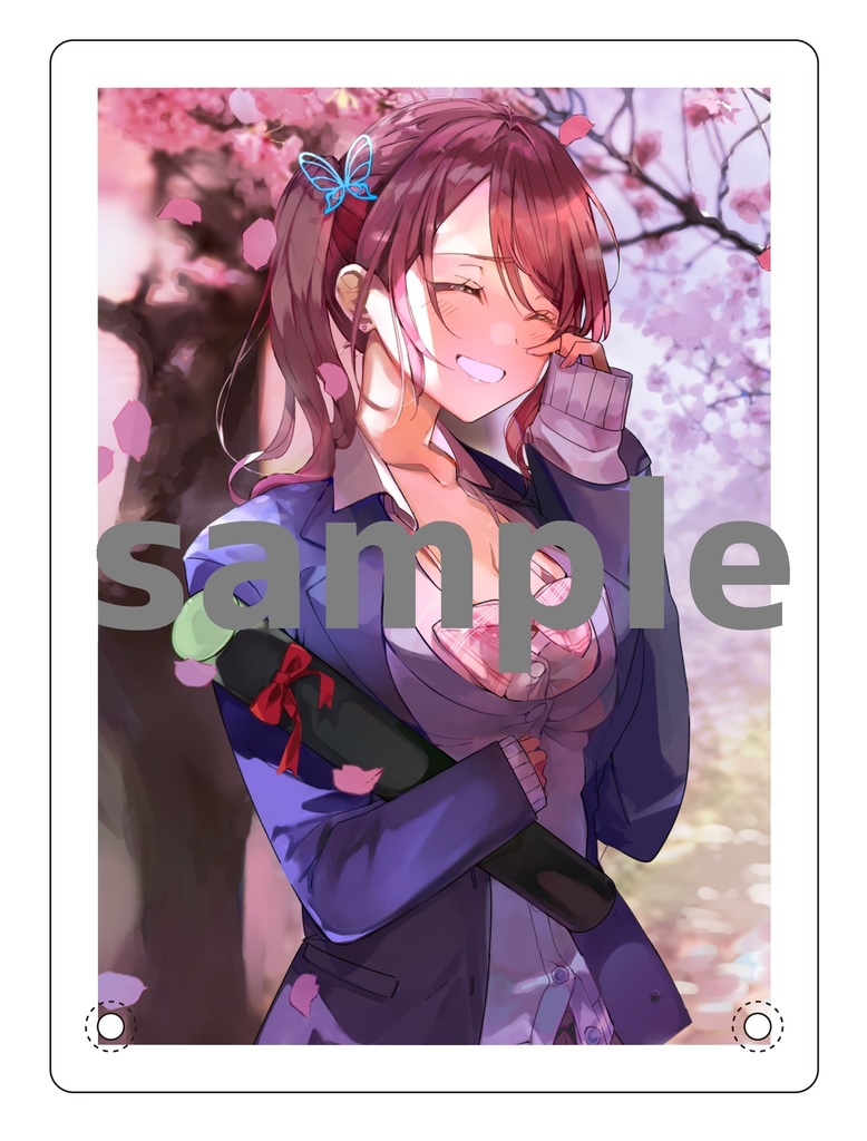 【3月ボイス】直筆サイン入り!卒業シーズングッズ【Vtuber/葛城七瀬】