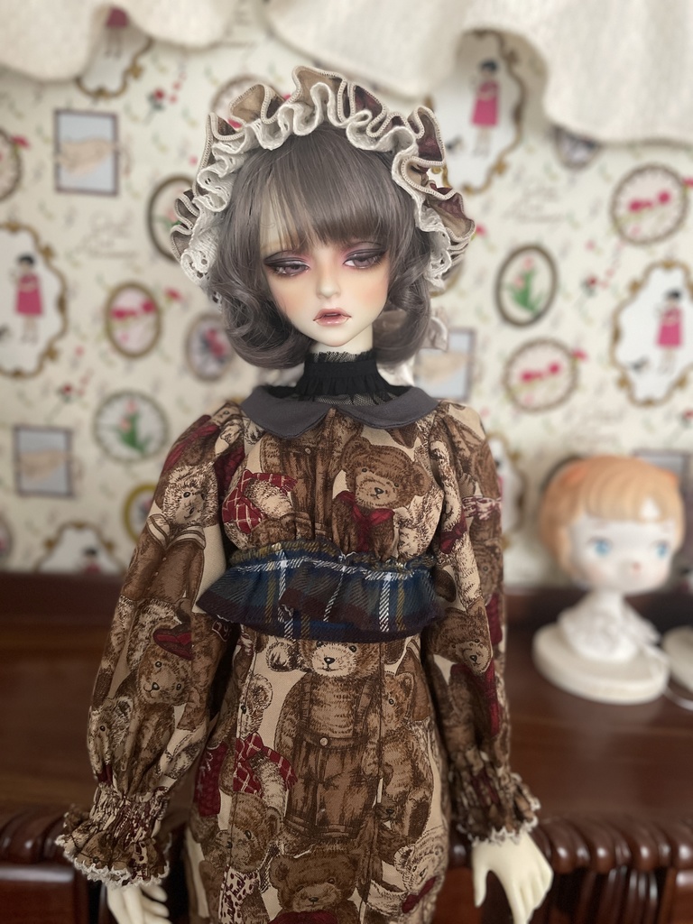 ②くまさん和モダンの着物風お洋服